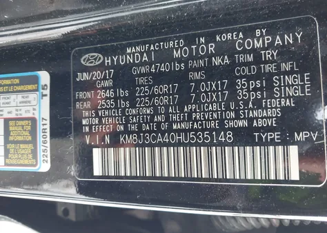 KM8J3CA40HU535148
